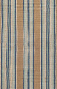 Dash & Albert - Blue Heron Stripe Indoor/Outdoor Rug