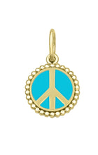 Load image into Gallery viewer, LOLA Peace Sign Pendant Silver
