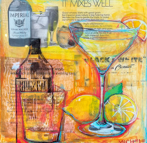 Michele Boshar Original Painting "Lemon Twist"