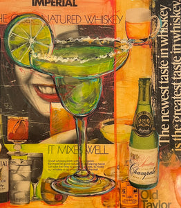 Michele Boshar Original Painting "Whiskey?"