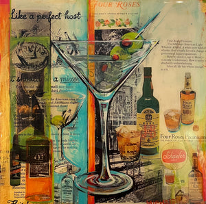 Michele Boshar Original Painting "Dirty Martini"