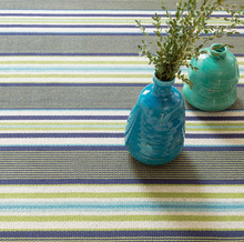 Load image into Gallery viewer, Dash &amp; Albert - Asher Stripe Woven Cotton Rug
