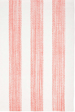 Load image into Gallery viewer, Dash &amp; Albert - Cruise Stripe. Coral Woven Cotton Rug
