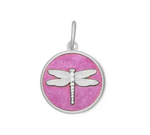 LOLA - Dragonfly Pendant - Vintage Pink