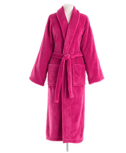 Pine Cone Hill Sheepy Fleece Robe - Hot Pink