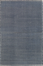Load image into Gallery viewer, Dash &amp; Albert - Herringbone Indigo Woven Cotton Rug
