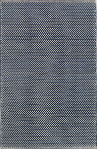 Dash & Albert - Herringbone Indigo Woven Cotton Rug