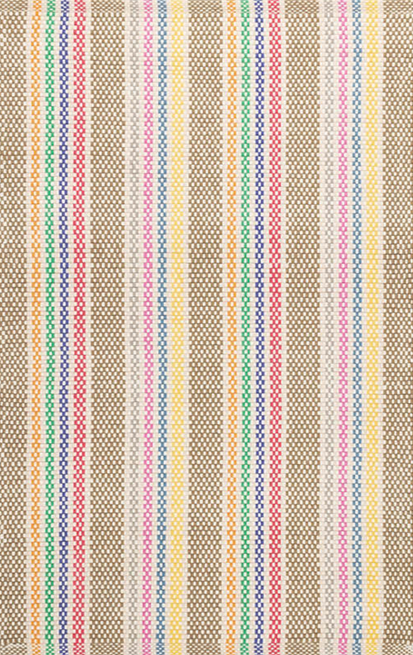 Dash & Albert - Tempi Stripe Woven Cotton Rug