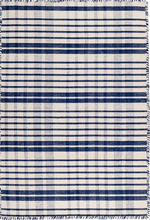 Load image into Gallery viewer, Dash &amp; Albert - Guilford Navy Woven Cotton Rug
