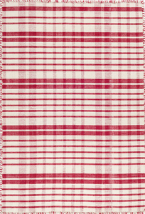 Dash & Albert - Guilford Red Woven Cotton Rug