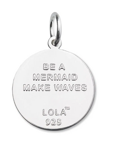 LOLA - Mermaid Pendant - Alpine White