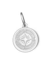 Load image into Gallery viewer, LOLA - Compass Rose Pendant - Alpine White
