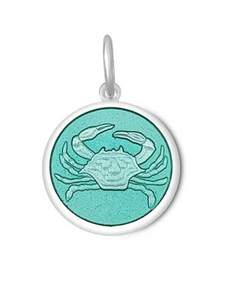 LOLA - Crab Pendant - Seafoam