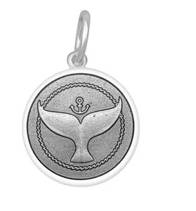LOLA - Whale Tail Pendant - Pewter