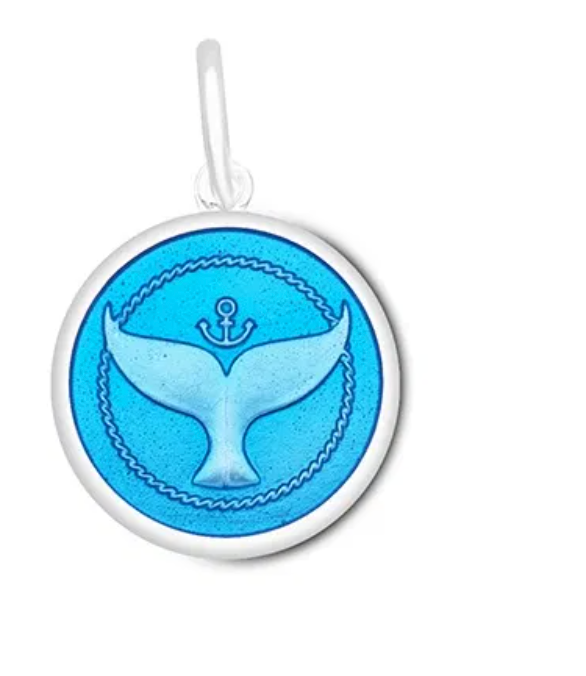 LOLA - Whale Tail Pendant - Periwinkle