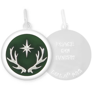 LOLA -  North Star Pendant - Forest Green