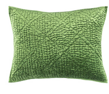 Load image into Gallery viewer, Pine Cone Hill - Parisienne Evergreen Velvet Bedding
