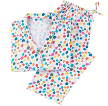 Load image into Gallery viewer, Pine Cone Hill - Dalmatian Flannel Multi Pajama

