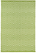 Load image into Gallery viewer, Dash &amp; Albert - Diamond Indoor/Outdoor Rug - Sprout/White
