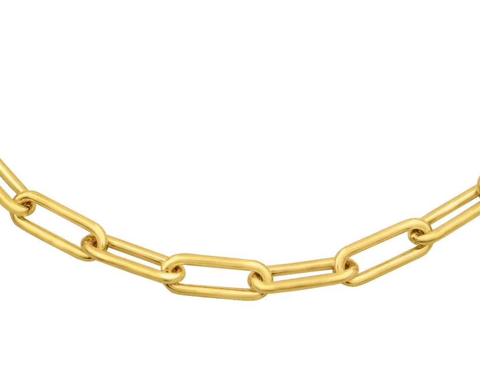 Lola - Oval  Link Gold Vermeil Chain
