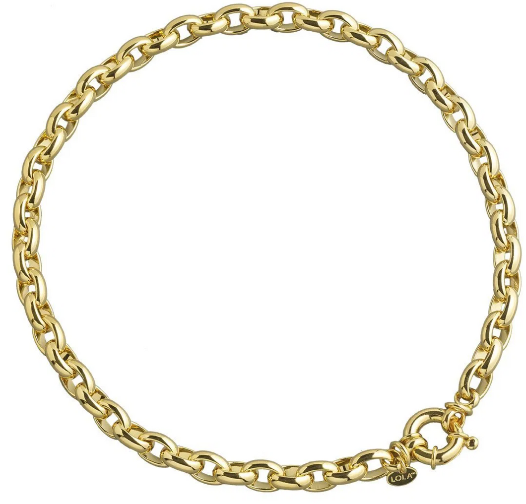 LOLA - Rolo Necklace - Gold Vermeil