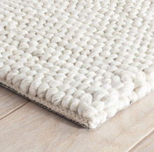 Load image into Gallery viewer, Dash &amp; Albert - Neils Ivory Woven Wool/Viscose Rug
