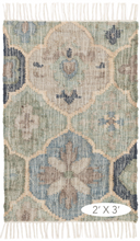 Load image into Gallery viewer, Dash &amp; Albert - Pali Blue Woven Jute Rug

