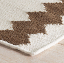 Load image into Gallery viewer, Dash &amp; Albert - Senna Ivory/Camel Woven Wool Rug
